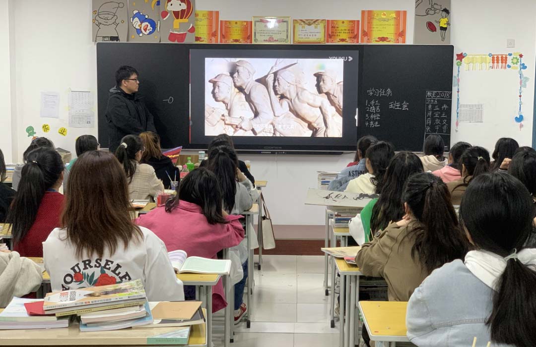 郑州爱婴幼师学校清明节主题教育活动